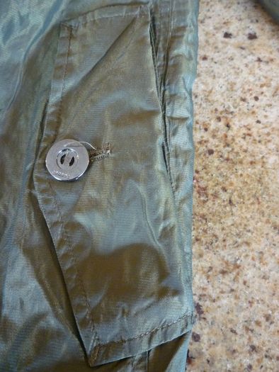 Jacket Trench Coat Mac Dark Olive Green Medium - Mint Condition