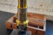 Antique Brass Pocket Microscope