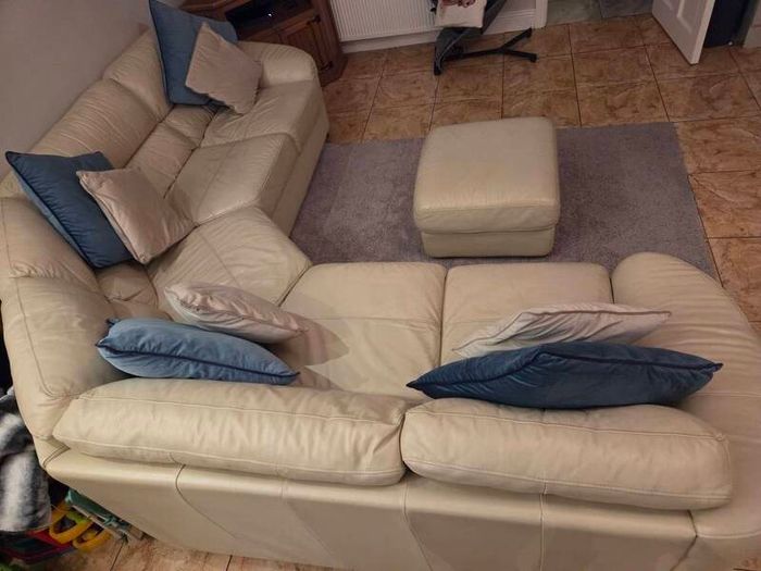 leather corner sofa
