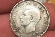 1940 Shilling George VI Silver