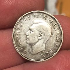 1940 Shilling George VI Silver