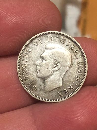 1940 Shilling George VI Silver