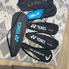 Badminton racket bags - total 7 bags