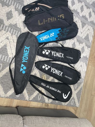 Badminton racket bags - total 7 bags