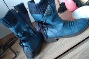 navy boots size uk 2 worn once
