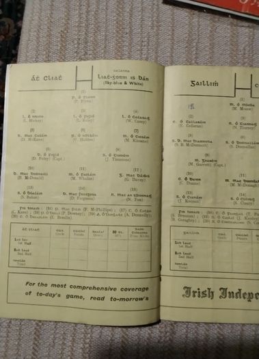 All Ireland   Programmes