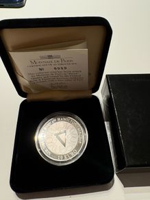 Ten Euro Silver  Proof William Rowan Hamilton Coin 2005.