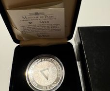 Ten Euro Silver  Proof William Rowan Hamilton Coin 2005.