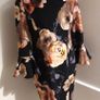 Joseph Ribkoff Beautiful Bell Sleeved Dress Size 12-14 Image 4