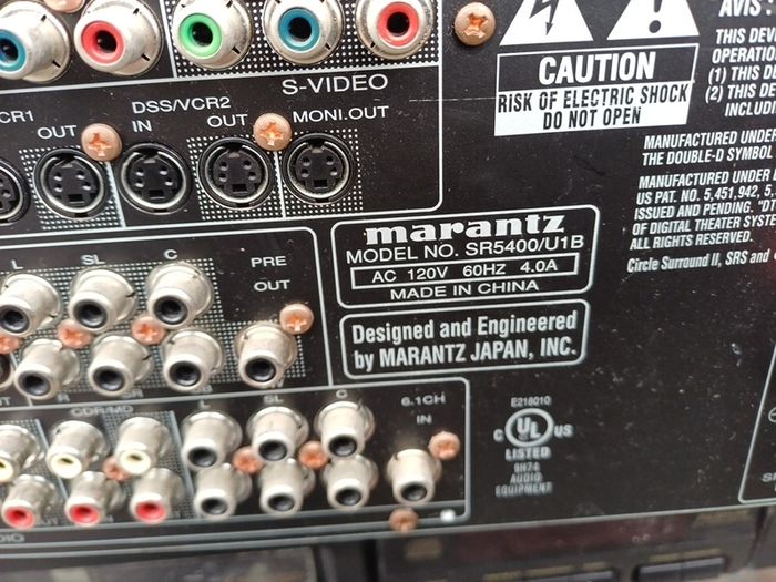Marant amplifier, DENON 5cd player, Pioneer