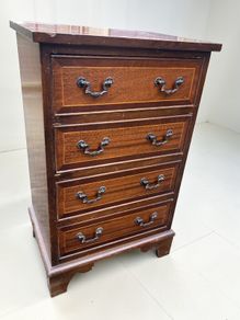 Vintage Miniature Chest Of Drawers - Inlay