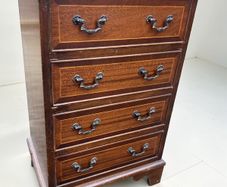 Vintage Miniature Chest Of Drawers - Inlay