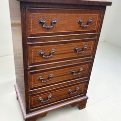 Vintage Miniature Chest Of Drawers - Inlay