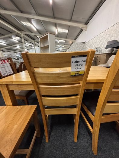 Dinning table and 6 chairs. Delivery in Tuam area