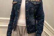 Denim embellished jacket. Size S
