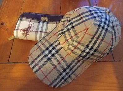 Burberry cap & wallet bundle
