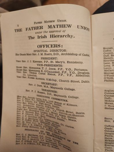 Thirty- Eight Annual Report 1938-1939 Of The Father Mathew Union. Paperback In Good Condition.