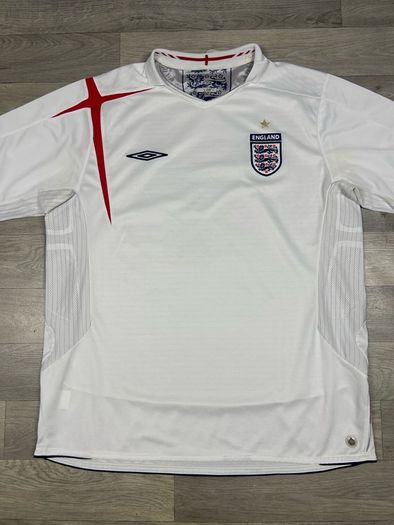 Vintage 2005/2007 Umbro England Home Jersey Shirt Kit Mens XL