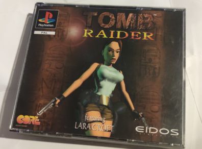Playstation 1 Tomb Raider 1st edition Big Box Game