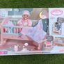 Baby Annabell Sweet Dreams Cot - Rocking Function, Lullaby Feature - Includes Mattress & Bedding - EUC Image 4