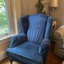 Queen anne wing back chair Image 2