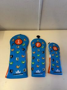 Blue Birds Golf Head Cover Set