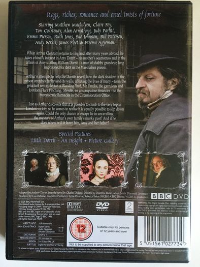 Little Dorrit (Claire Foy) (2008) BBC [DVD TV Boxsets]