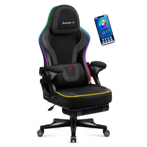 Huzaro Force 4.6 Black Mesh RGB Smart Gaming Chair