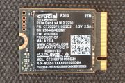 Crucial P310 2TB Pcie Gen4 Nvme SSD M.2 2230