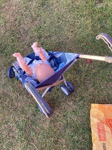 Dolls Buggy & Doll.