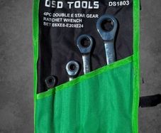 Dsd Tools 4pc Double E Star Gear Ratchet Wrench Set