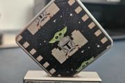 LEGO Star Wars Mandalorian Grogu Lenticular Display Metal Card Coin