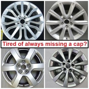 Audi A6 Alloy Wheel Star Centre Cap - Multiple Items Can Be Added For Delivery