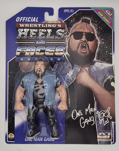 One Man Gang Retro Style Wrestling Figure Heels and Faces