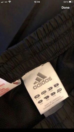 Girls adidas 3/4 length bottoms age 9/10