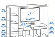 Ikea Lappland tv unit and Sony tv