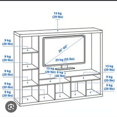 ikea Lappland tv unit and Sony TV FREE
