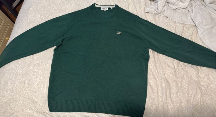 Lacoste Mens Green Jumper XL