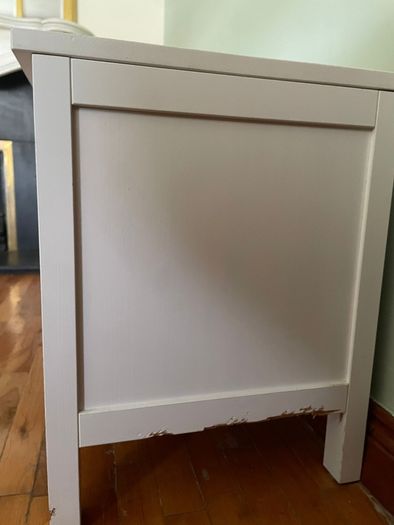 White TV stand
