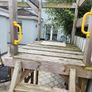 Outdoor Wooden Kids Play Set - Swing, Slide, Climber & Sandbox Image 6