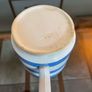 Vintage Blue White Striped Mug Colleen Pattern Carrigaline Pottery Ireland Image 5