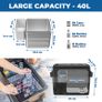 Car Fridge 12V Portable Compressor Cooler Mini Fridge Auto Freezer Caravan Truck Travel Home Camping Refrigerator Image 9
