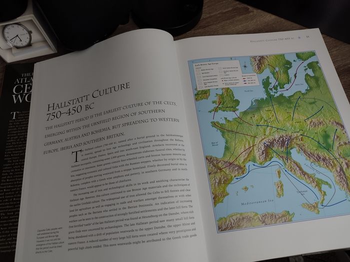 The Historical Atlas of The Celtic World ! RRP 60 Pounds ! Beautiful and Rare Hardcover ! 2010 ! by Cartographica !