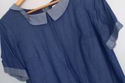 women denim light dress.size10.NEW