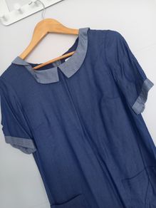 women denim light dress.size10.NEW