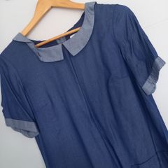 women denim light dress.size10.NEW