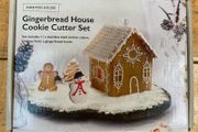 Gingerbread house cookie cutter set