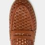 M&S Leather Woven Flat Loafers  / UK 6 Image 2