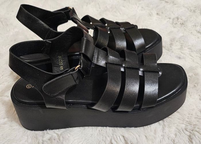 Black platform Sandals EU41
