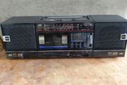 vintage JVC radio cassette PC-25E working